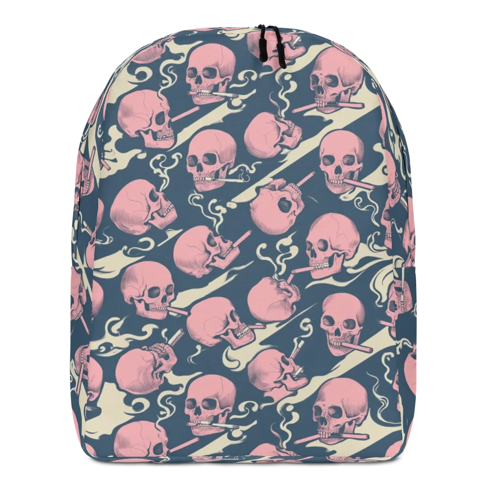 Pink Smoke Afterlife on Minimalist Backpack — Front