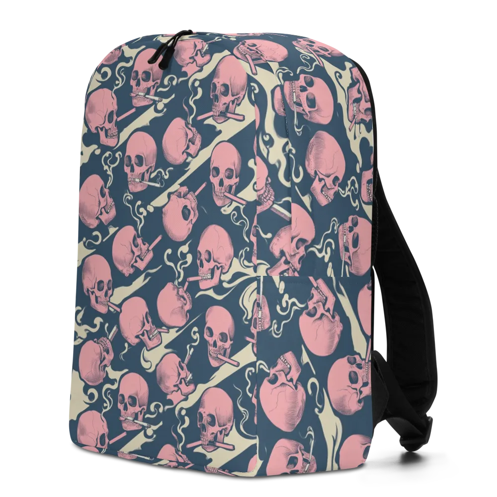 Pink Smoke Afterlife on Minimalist Backpack — Left