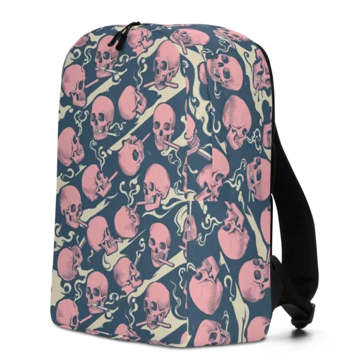 Pink Smoke Afterlife on a Minimalist Backpack