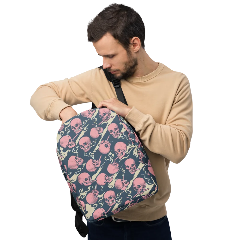 Pink Smoke Afterlife on Minimalist Backpack — Front