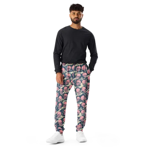 Pink Smoke Afterlife on a Men's Joggers
