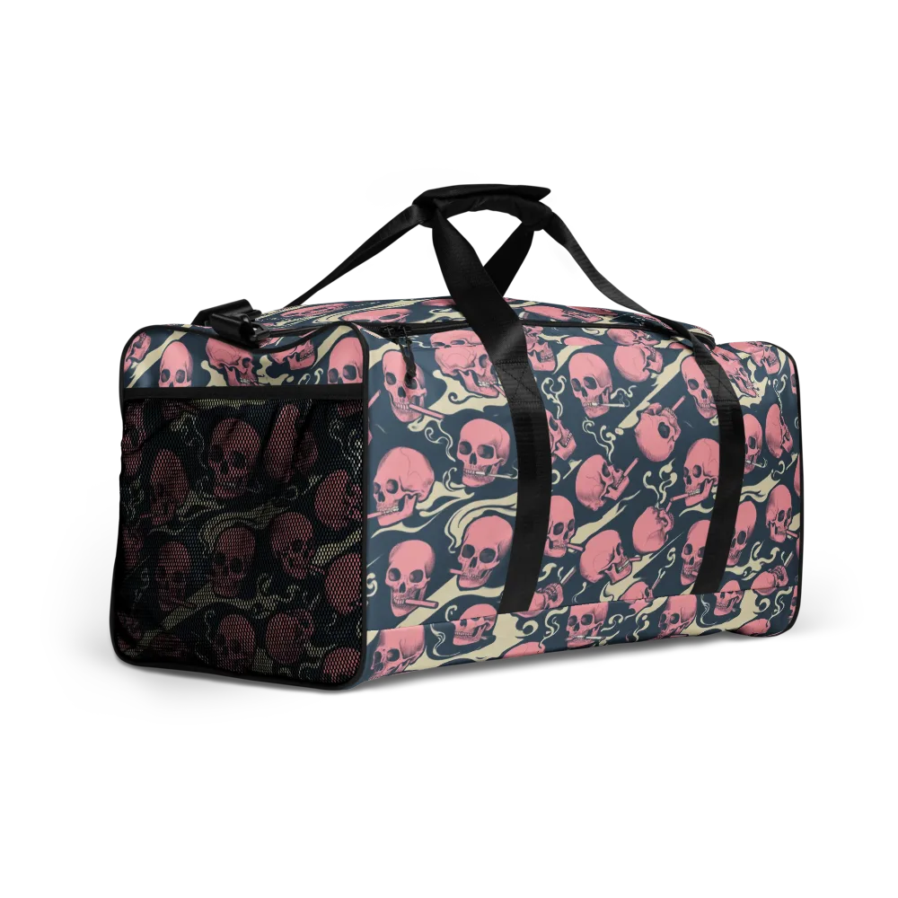 Pink Smoke Afterlife on Duffle Bag — Right Front