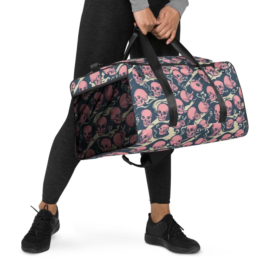 Pink Smoke Afterlife on Duffle Bag — Right Front