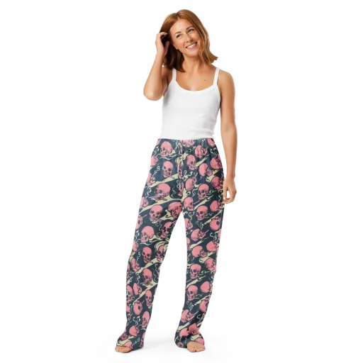 Pink Smoke Afterlife on a Women's Pajama Pants
