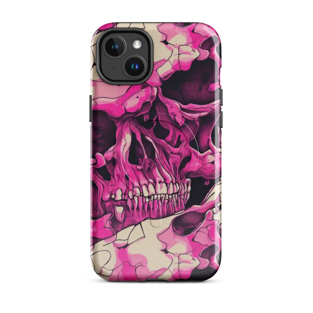 Fuchsia Bones on MagSafe Tough Case for iPhone® — Front