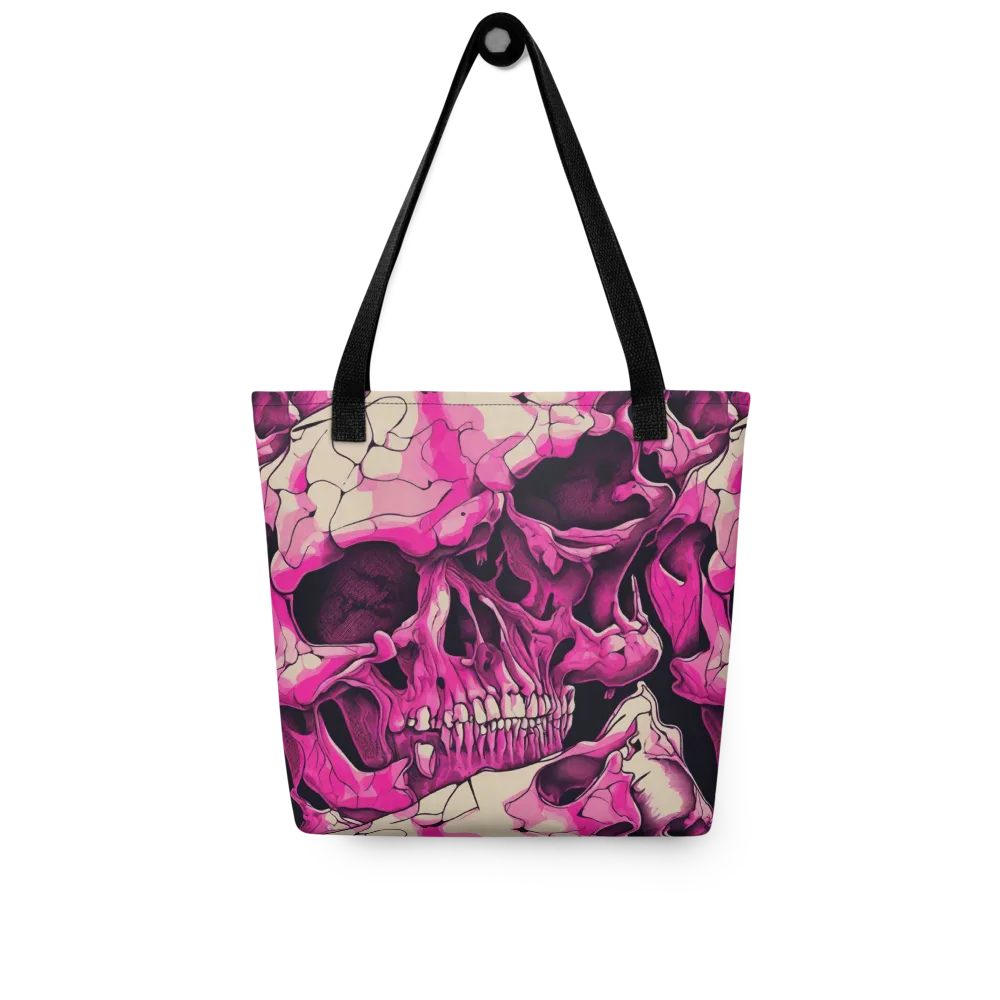 Fuchsia Bones on Tote Bag — Front