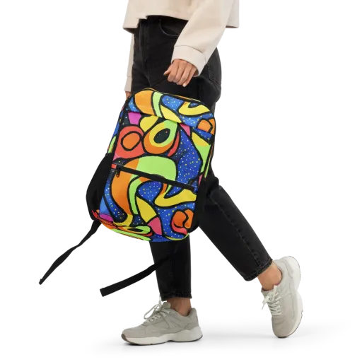 Electric Petal on a Utility Backpack