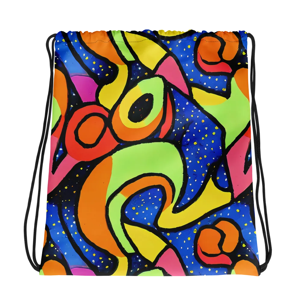 Electric Petal on Drawstring Bag — Photo