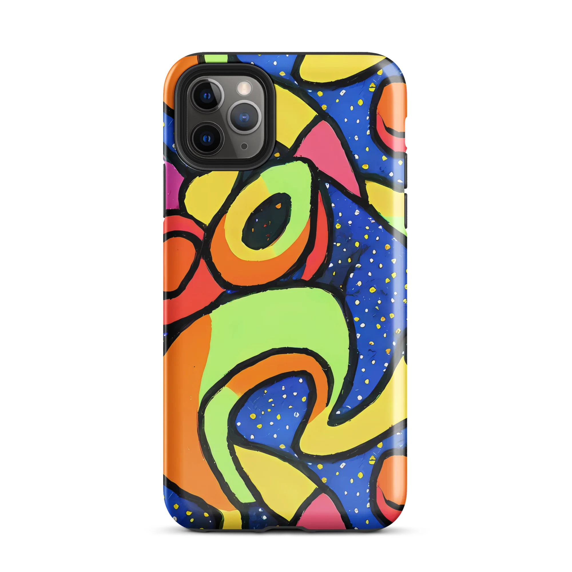 Electric Petal on Tough Case for iPhone® — Front