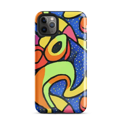 Electric Petal on a Tough Case for iPhone®