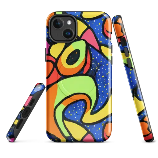 Electric Petal on a MagSafe Tough Case for iPhone®