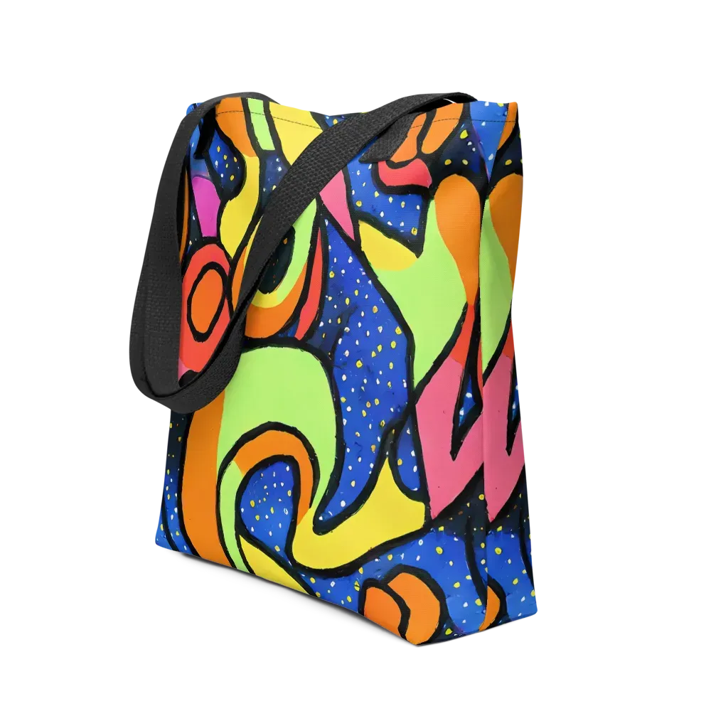 Electric Petal on Tote Bag — Front