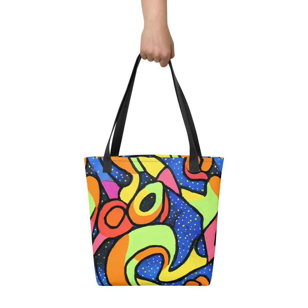 Electric Petal on Tote Bag — Front