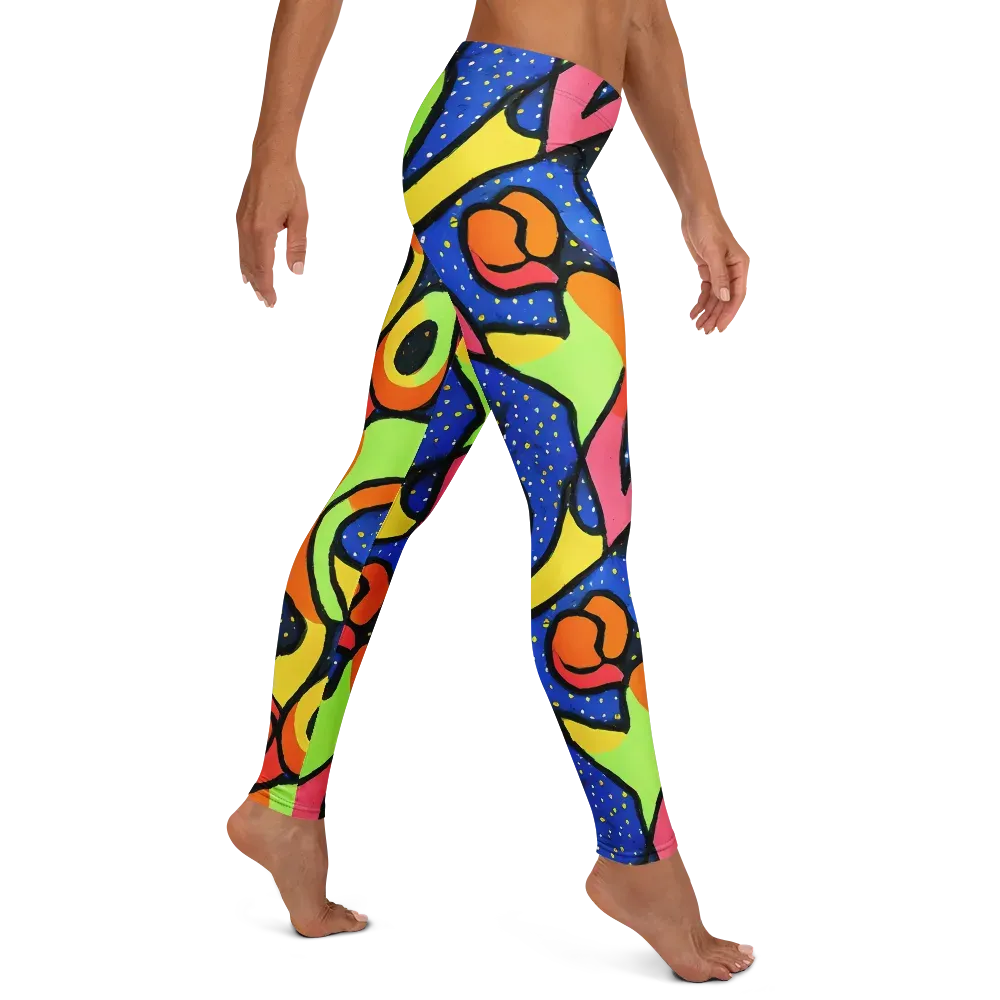 Electric Petal on Leggings — Right