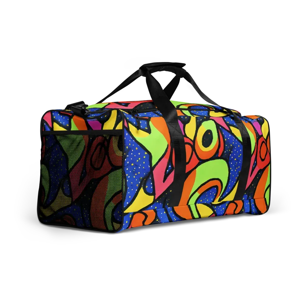 Electric Petal on Duffle Bag — Right Front