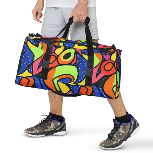 Electric Petal on a Duffle Bag