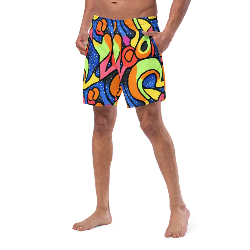 Electric Petal on Swim Trunks — Left Front