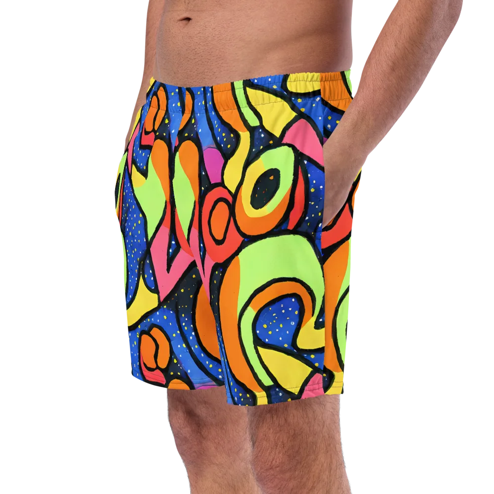 Electric Petal on Swim Trunks — Left Front