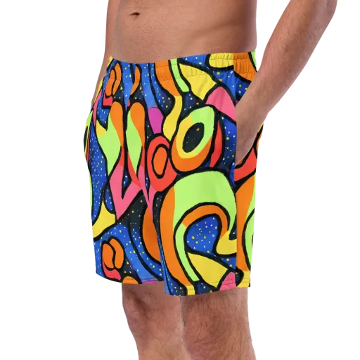 Electric Petal on a Swim Trunks