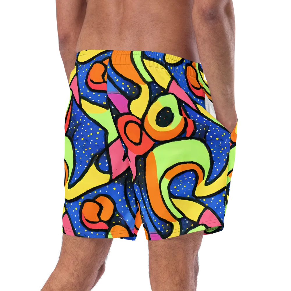 Electric Petal on Swim Trunks — Right Back