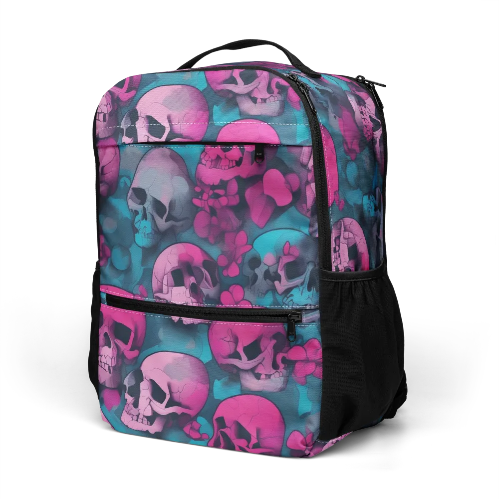 Cotton Candy Crypt on Utility Backpack — Left Front