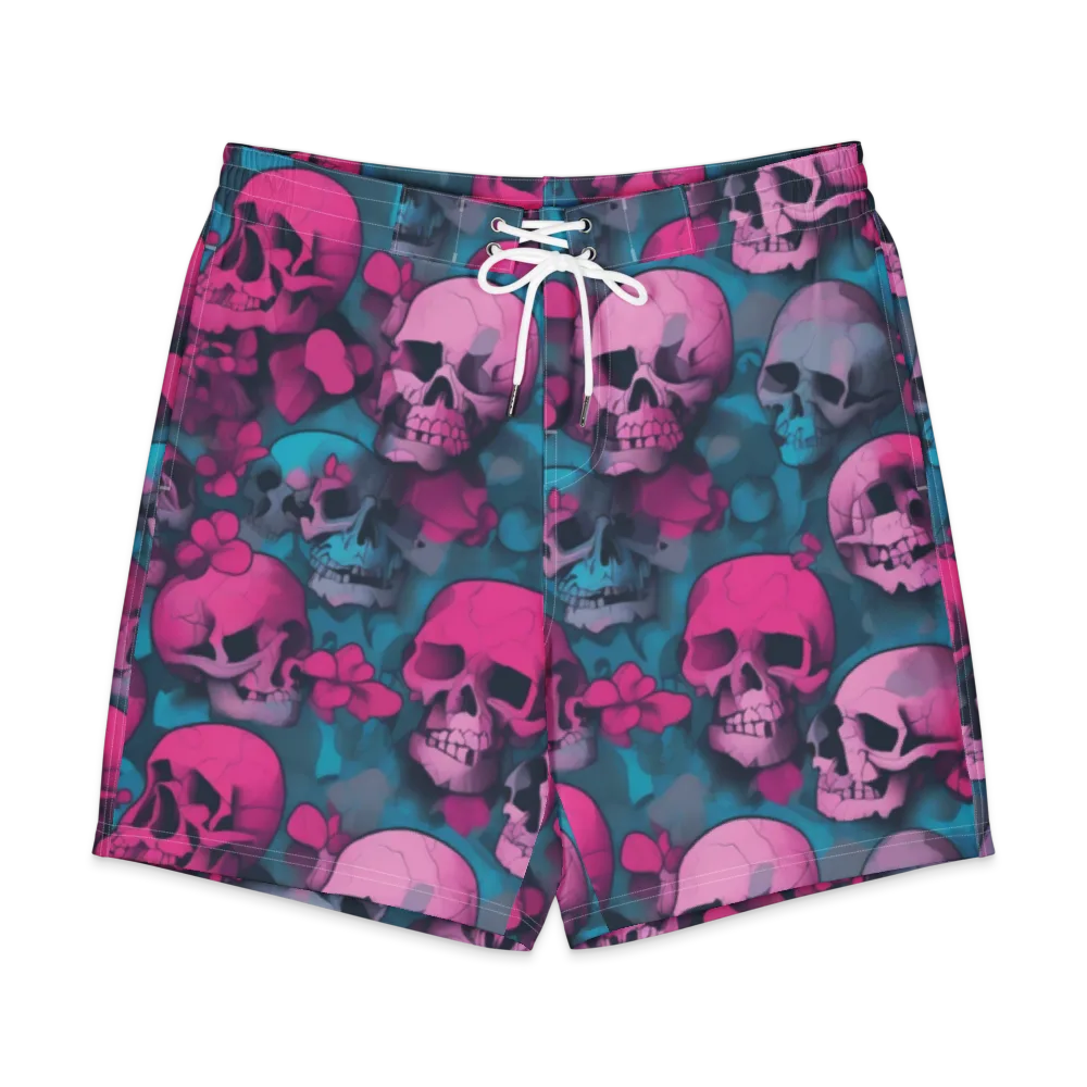 Cotton Candy Crypt on Men's Board Shorts — Front