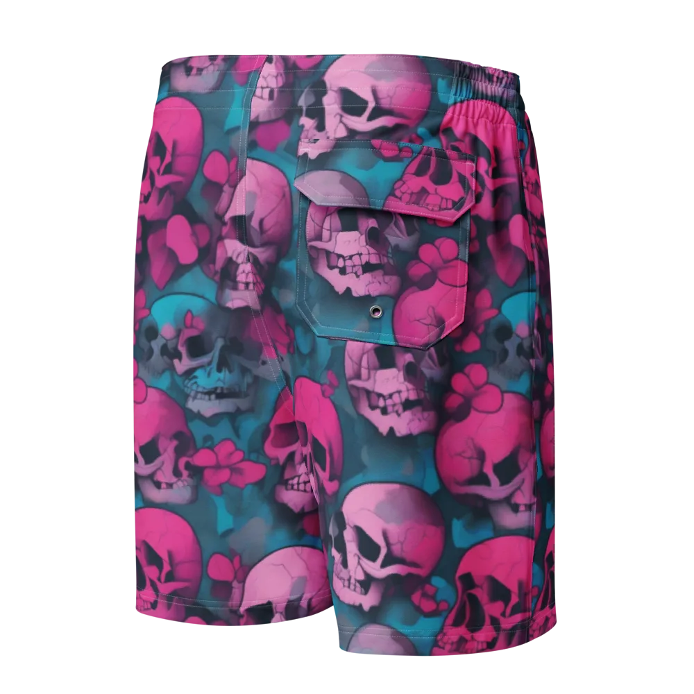 Cotton Candy Crypt on Men's Board Shorts — Back