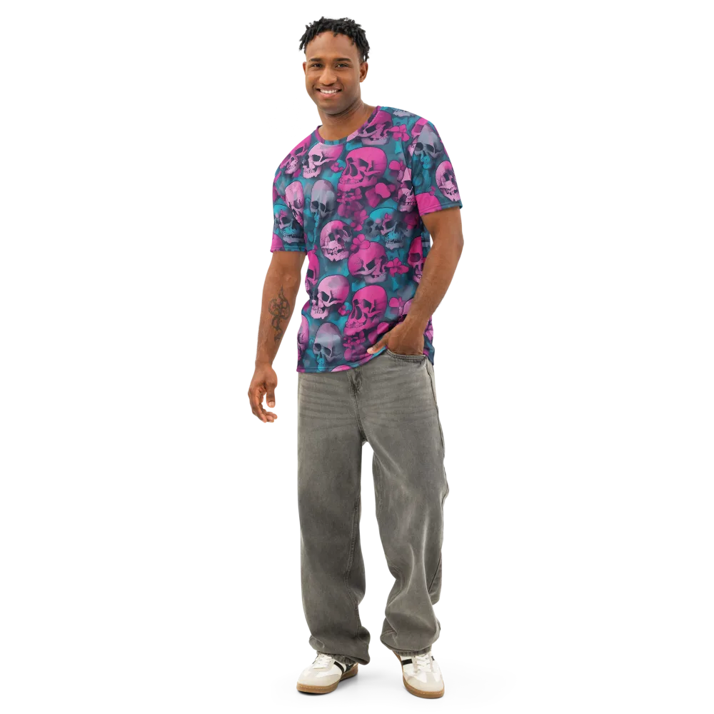Cotton Candy Crypt on Men's Cotton Crew Neck T-Shirt — Front
