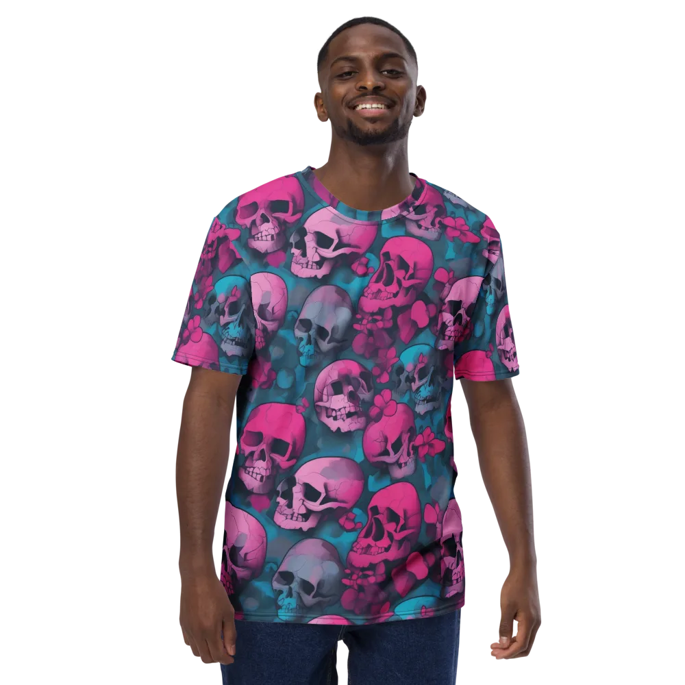 Cotton Candy Crypt on Men's Crew Neck T-Shirt — Front