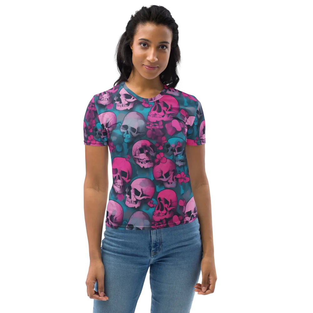 Cotton Candy Crypt on Women's Crew Neck T-Shirt — Front