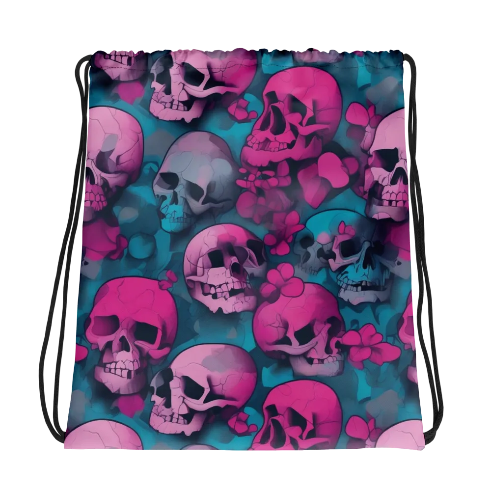 Cotton Candy Crypt on Drawstring Bag — Photo