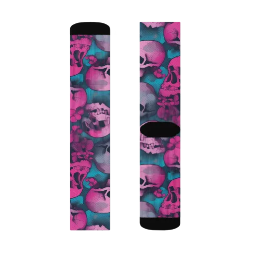 Cotton Candy Crypt on a Socks
