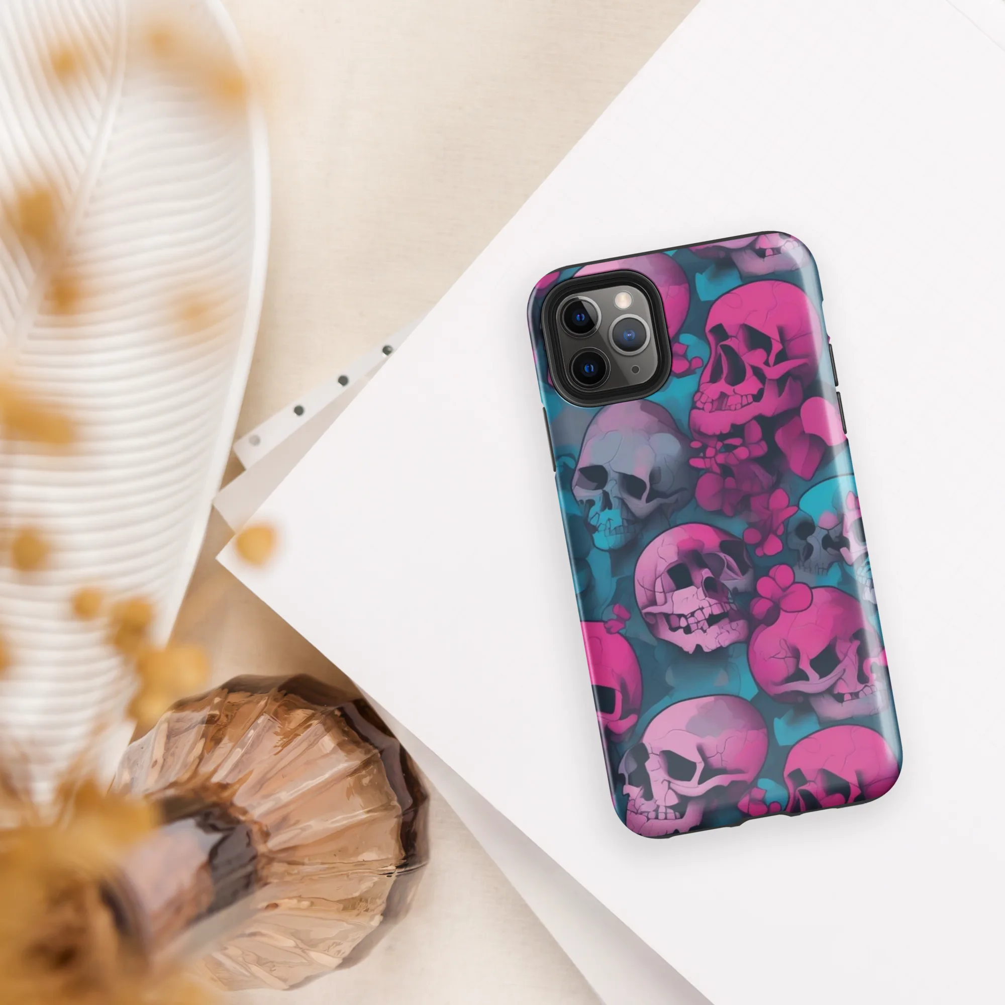 Cotton Candy Crypt on Tough Case for iPhone® — Front