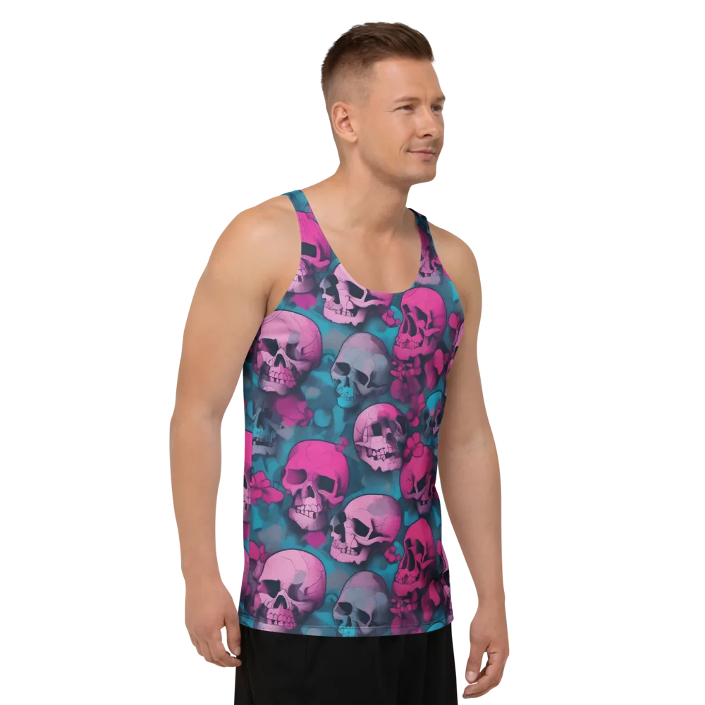 Cotton Candy Crypt on Men's Tank Top — Right Front