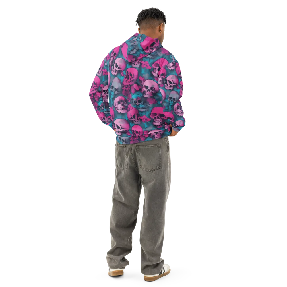 Cotton Candy Crypt on Cotton Hoodie — Back