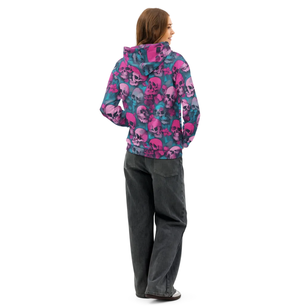 Cotton Candy Crypt on Cotton Hoodie — Back