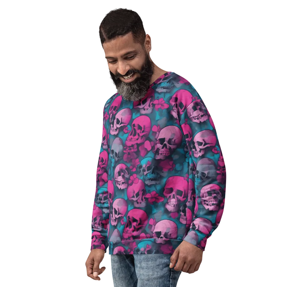 Cotton Candy Crypt on Sweatshirt — Left Front
