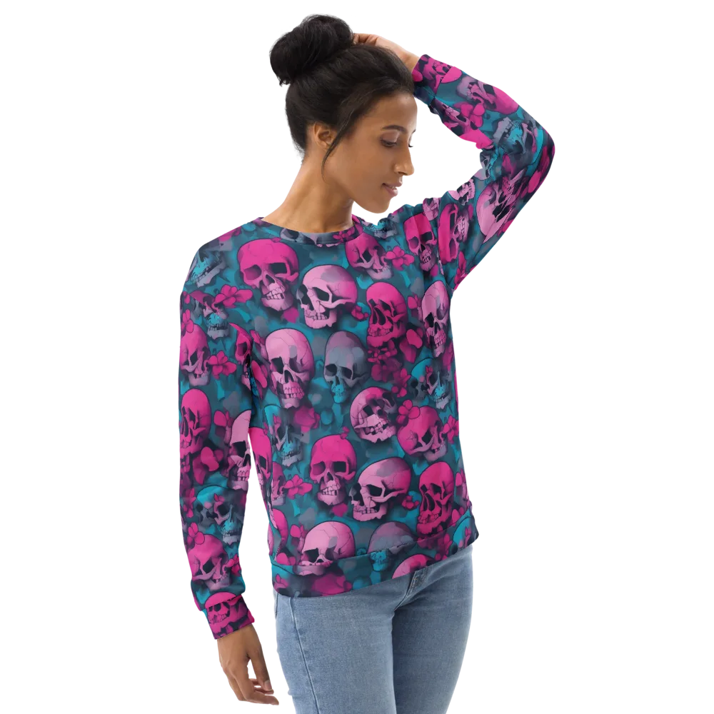 Cotton Candy Crypt on Sweatshirt — Right Front
