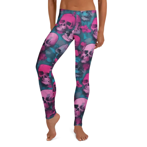 Cotton Candy Crypt on a Leggings