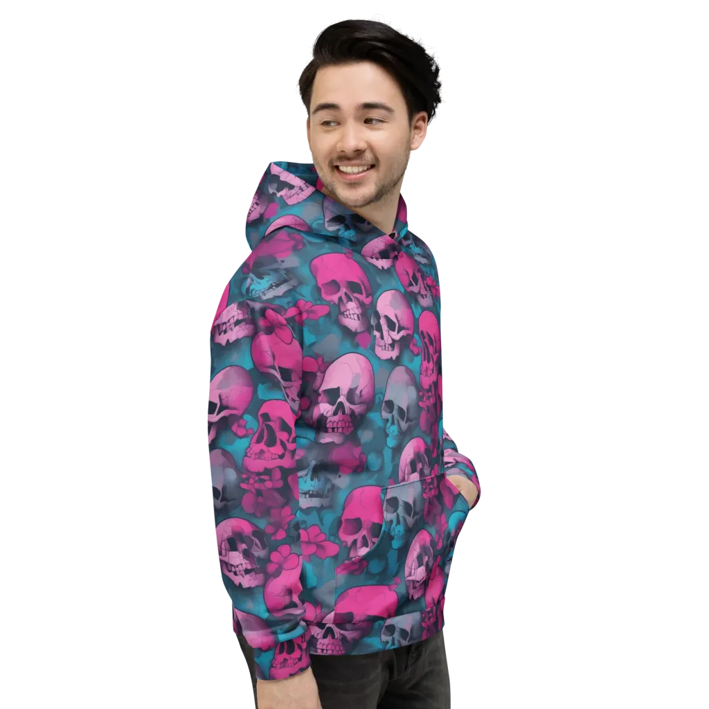 Cotton Candy Crypt on Hoodie — Right