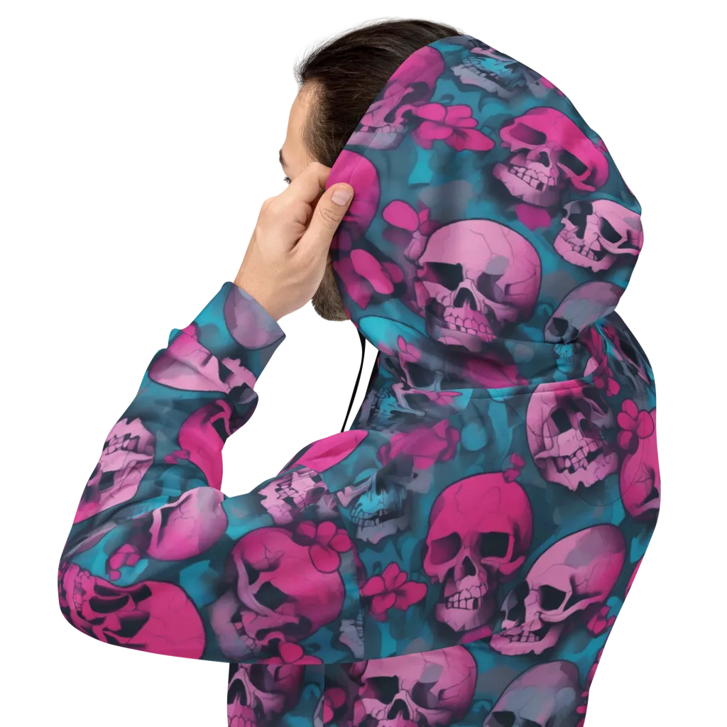 Cotton Candy Crypt on Hoodie — Back