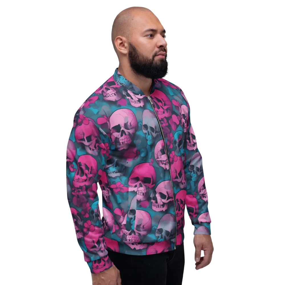 Cotton Candy Crypt on Bomber Jacket — Right