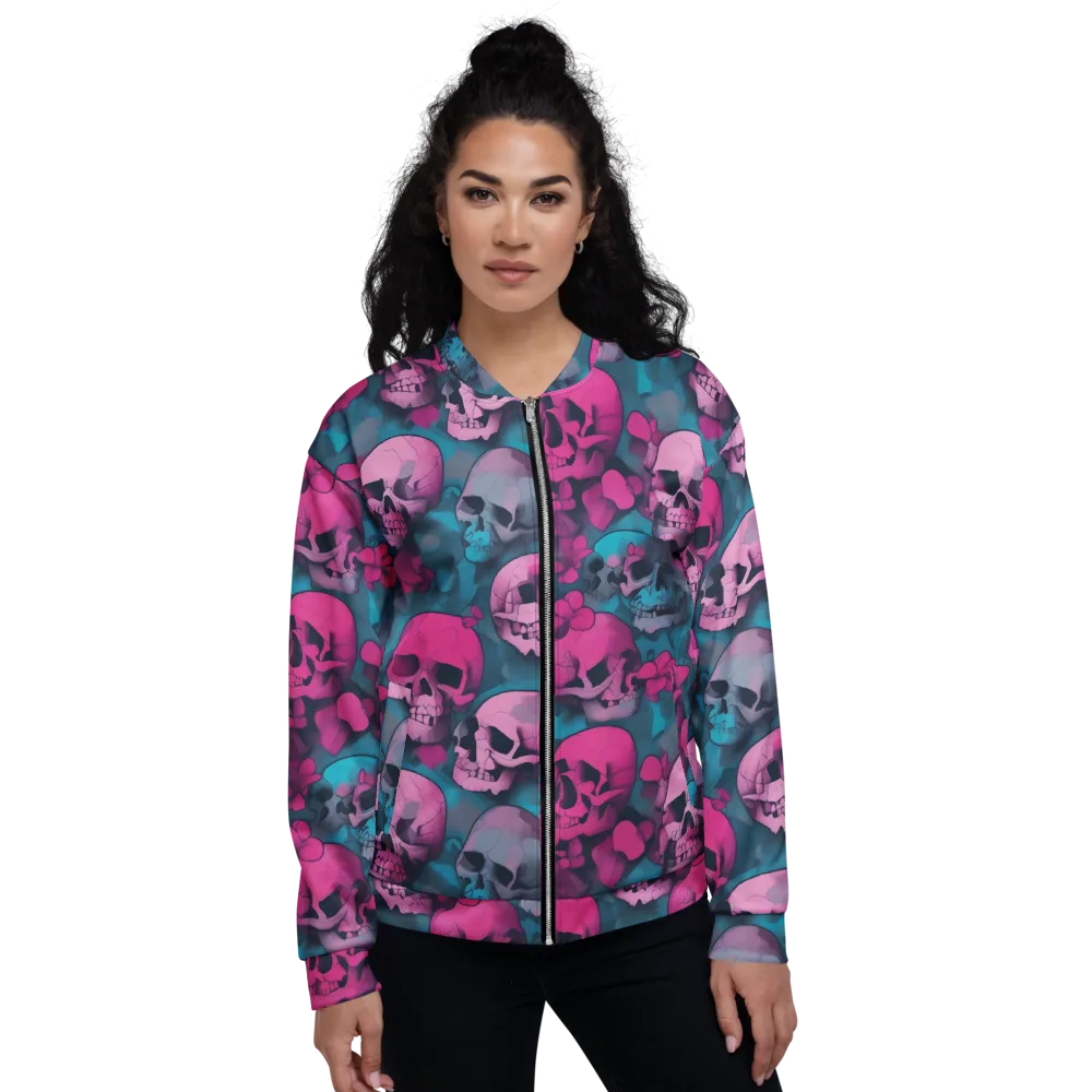 Cotton Candy Crypt on Bomber Jacket — Front