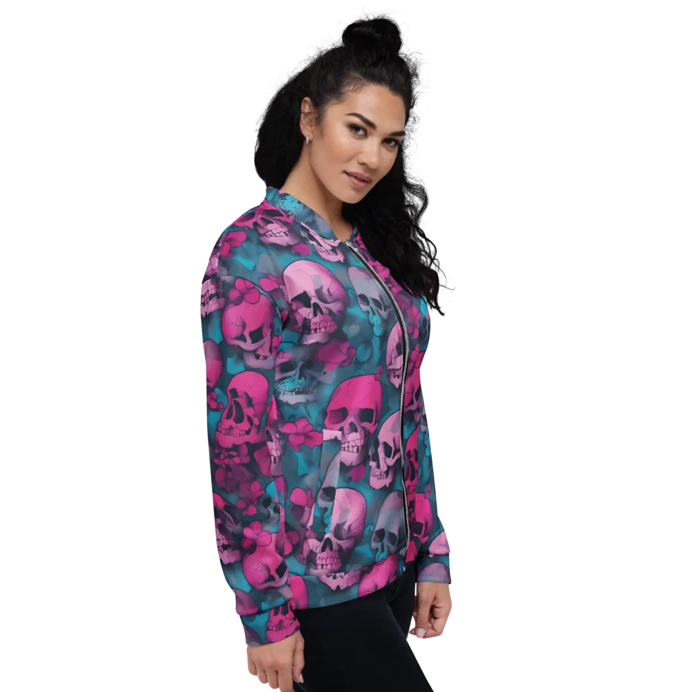Cotton Candy Crypt on Bomber Jacket — Right