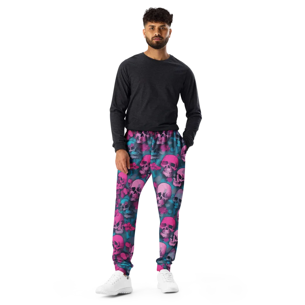 Cotton Candy Crypt on Men's Joggers — Front