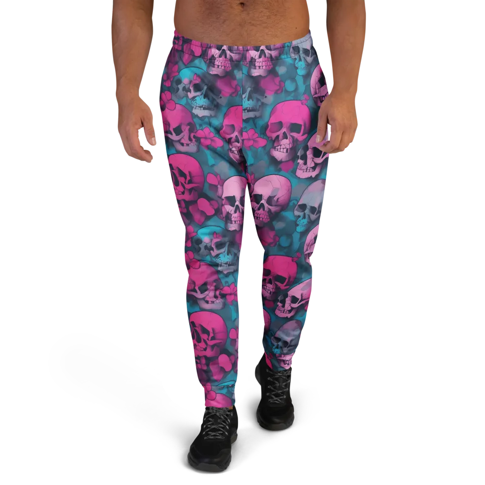 Cotton Candy Crypt on Men's Joggers — Front