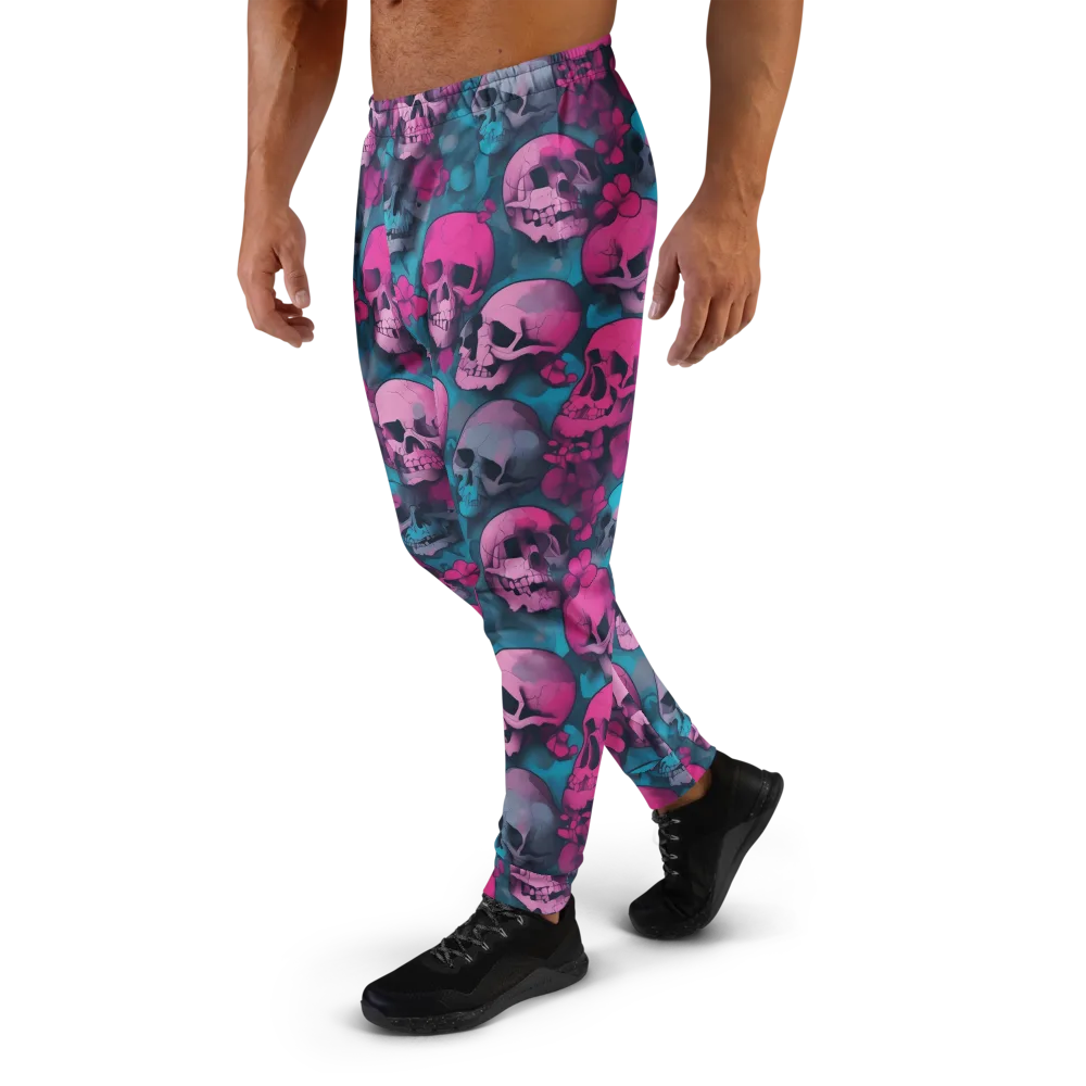 Cotton Candy Crypt on Men's Joggers — Left