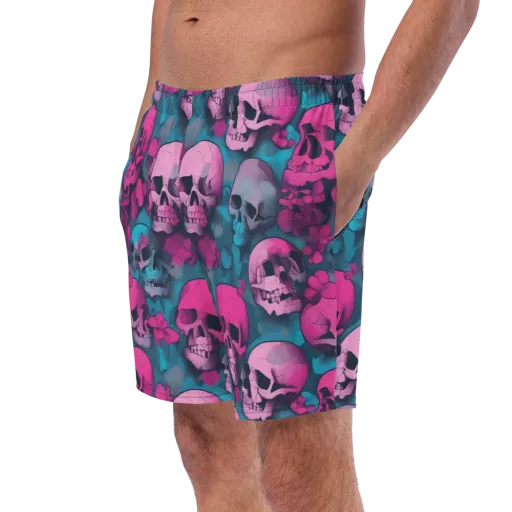 Cotton Candy Crypt on a Swim Trunks
