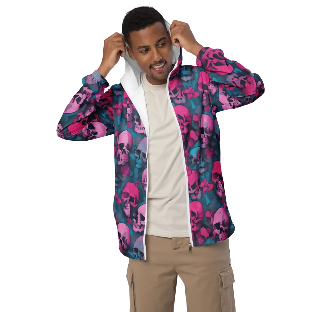 Cotton Candy Crypt on Men's Windbreaker — Front