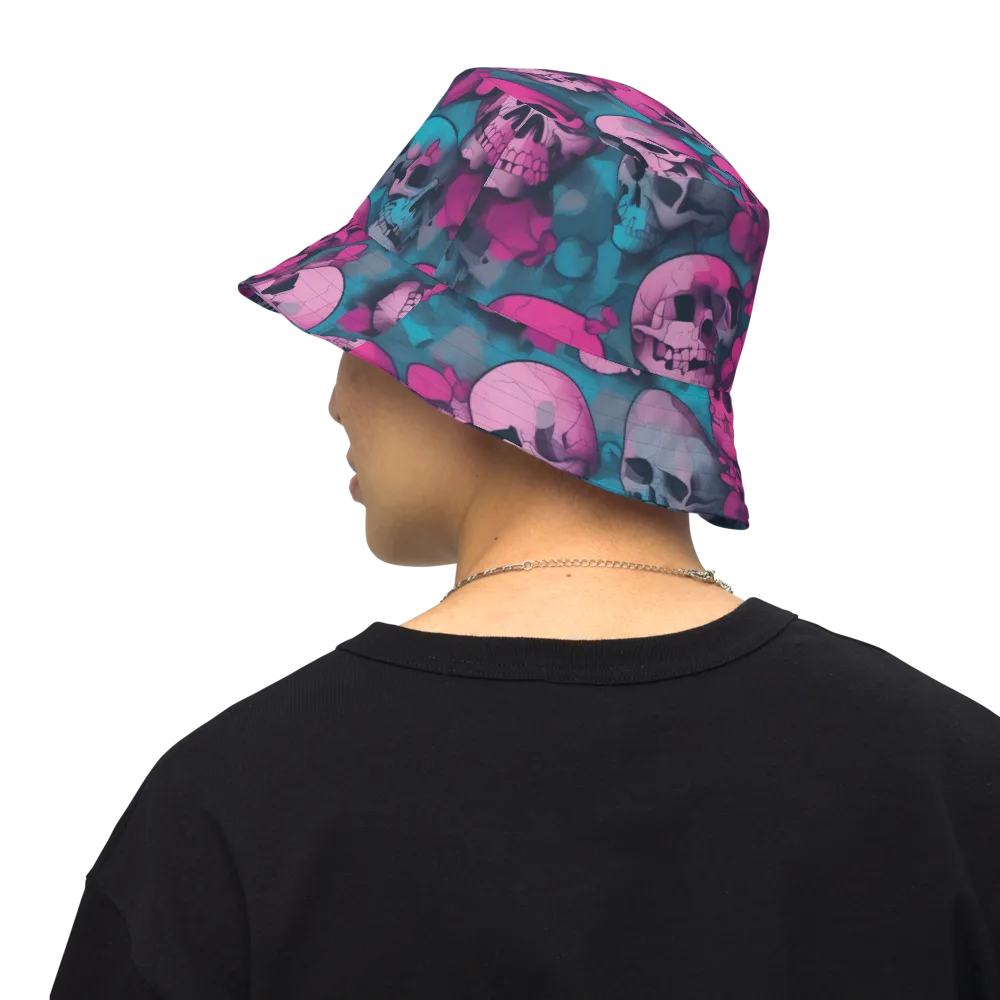 Cotton Candy Crypt on Reversible Bucket Hat — Back Inside